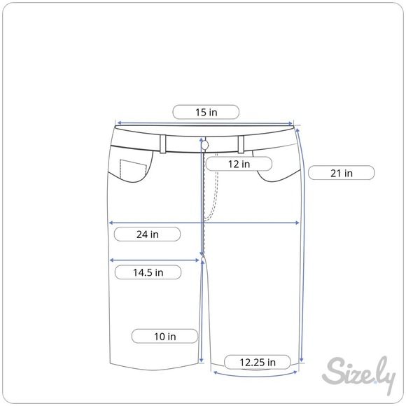 Vtg Y2K SilverTab Levis Cargo Jorts Shorts Mens 31 Gray Wide Leg (30x10) - Picture 4 of 11